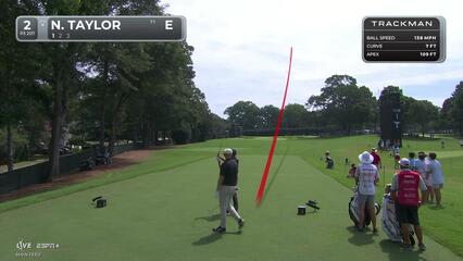 Nick Taylor | Round 1 | 2nd hole | Shot 1 | 2025 TOUR Championship