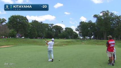 Kurt Kitayama | Round 4 | 5th hole | Shot 2 | 2025 3M Open