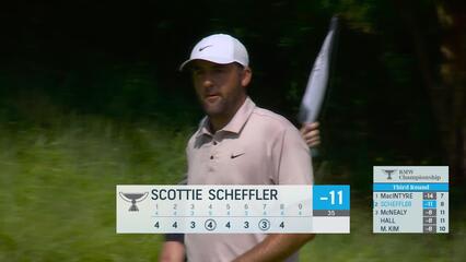 Scottie Scheffler | Round 3 | 8th hole | Shot 4 | 2025 BMW Championship