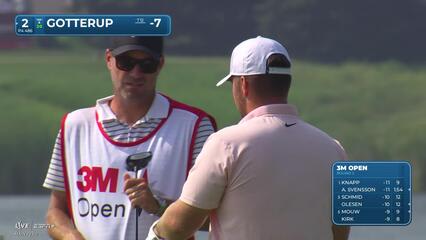 Chris Gotterup | Round 2 | 2nd hole | Shot 2 | 2025 3M Open