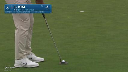 Tom Kim | Round 2 | 2nd hole | Shot 4 | 2025 AT&T Pebble Beach