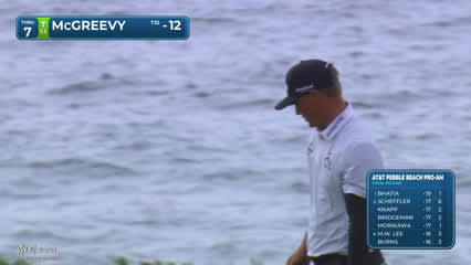 Max McGreevy | Round 4 | 7th hole | Shot 3 | 2026 AT&T Pebble Beach