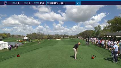 Harry Hall | Round 2 | 2nd hole | Shot 1 | 2026 Arnold Palmer