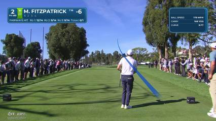 Matt Fitzpatrick | Round 4 | 2nd hole | Shot 1 | 2026 The Genesis