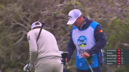 Sam Burns | Round 4 | 11th hole | Shot 2 | 2026 AT&T Pebble Beach
