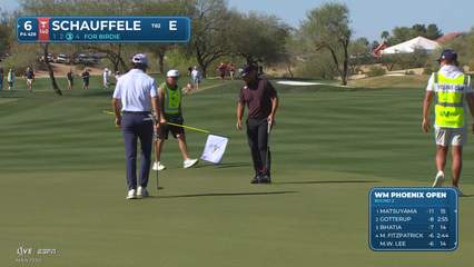 Xander Schauffele | Round 2 | 6th hole | Shot 3 | 2026 WM Phoenix Open