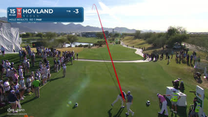 Viktor Hovland | Round 2 | 15th hole | Shot 1 | 2026 WM Phoenix Open
