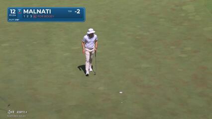 Peter Malnati | Round 1 | 12th hole | Shot 4 | 2025 John Deere