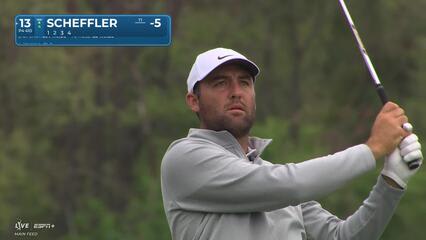 Scottie Scheffler | Round 2 | 13th hole | Shot 2 | 2025 Houston Open