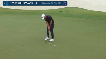 Viktor Hovland | Round 3 | 4th hole | Shot 3 | 2026 Truist Championship