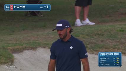 Max Homa | Round 2 | 14th hole | Shot 3 | 2026 Valero