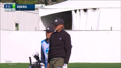 Ludvig Åberg | 2024 AT&T Pebble Beach | Round 2 | 3rd hole | Shot 2