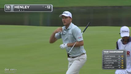 Russell Henley | Round 2 | 18th hole | Shot 3 | 2025 TOUR Championship