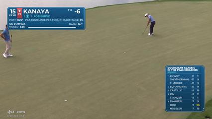 Takumi Kanaya | Round 3 | 15th hole | Shot 3 | 2026 Cognizant Classic