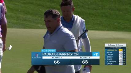 Padraig Harrington | Round 2 | 18th hole | Shot 4 | 2026 Cologuard