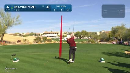 Robert MacIntyre | Round 3 | 4th hole | Shot 1 | 2025 WM Phoenix Open