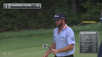 Cameron Young | Round 2 | 3rd hole | Shot 2 | 2025 BMW Championship