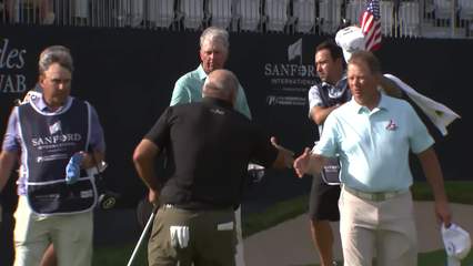 Ángel Cabrera | Round 2 | 18th hole | Shot 4 | 2025 Sanford Int