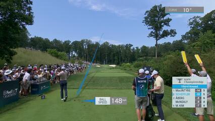 Scottie Scheffler | Round 3 | 6th hole | Shot 1 | 2025 BMW Championship