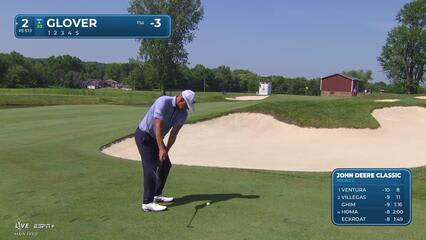 Lucas Glover | Round 2 | 2nd hole | Shot 3 | 2025 John Deere