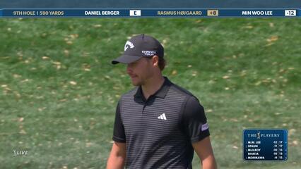 Rasmus Hojgaard | Round 2 | 9th hole | Shot 5 | 2025 THE PLAYERS