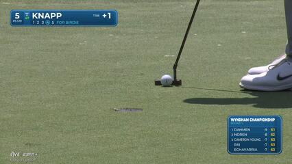 Jake Knapp | Round 1 | 5th hole | Shot 4 | 2025 Wyndham