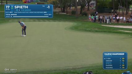 Jordan Spieth | Round 4 | 17th hole | Shot 2 | 2025 Valspar