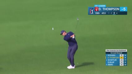 Davis Thompson | Round 2 | 10th hole | Shot 3 | 2025 Genesis