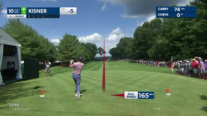 Kevin Kisner | 2022 Travelers | Round 2 | 10th hole | Shot 1