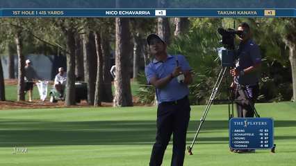 Takumi Kanaya | Round 3 | 1st hole | Shot 2 | 2026 THE PLAYERS