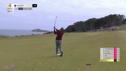 Adam Scott | Round 4 | 4th hole | Shot 2 | 2026 Genesis Scottish Open
