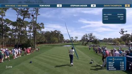 Davis Thompson | Round 2 | 16th hole | Shot 1 | 2025 THE PLAYERS