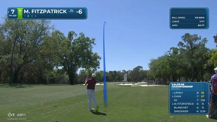 Matt Fitzpatrick | Round 2 | 7th hole | Shot 2 | 2026 Valspar