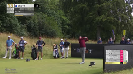 Adam Scott | Round 4 | 13th hole | Shot 1 | 2026 Genesis Scottish Open