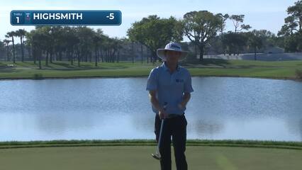Joe Highsmith | Round 3 | 1st hole | Shot 4 | 2025 Cognizant Classic
