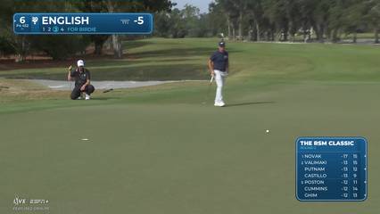 Harris English | Round 2 | 6th hole | Shot 3 | 2025 The RSM Classic