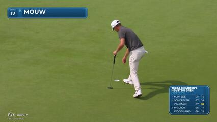 William Mouw | Round 4 | 17th hole | Shot 5 | 2025 Houston Open