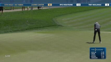 Laurie Canter | Round 2 | 15th hole | Shot 4 | 2025 THE PLAYERS