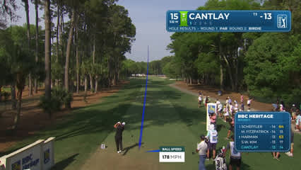 Patrick Cantlay | Round 3 | 15th hole | Shot 1 | 2026 RBC Heritage