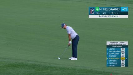 Nicolai Højgaard | Round 4 | 11th hole | Shot 2 | 2026 Cognizant Classic