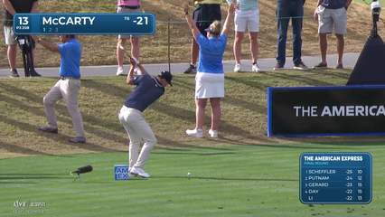Matt McCarty | Round 4 | 13th hole | Shot 1 | 2026 The American Express