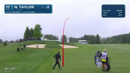 Nick Taylor | Round 1 | 17th hole | Shot 2 | 2025 RBC Canadian