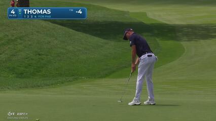 Justin Thomas | Round 2 | 4th hole | Shot 4 | 2025 Travelers