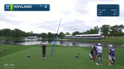 Viktor Hovland | Round 3 | 17th hole | Shot 1 | 2026 Truist Championship