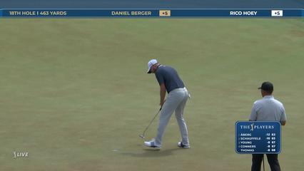 Daniel Berger | Round 3 | 18th hole | Shot 4 | 2026 THE PLAYERS
