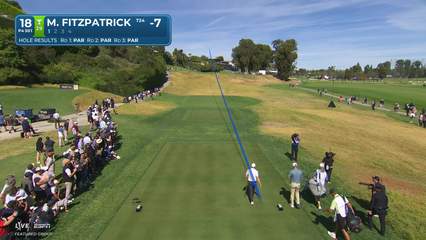 Matt Fitzpatrick | Round 4 | 18th hole | Shot 1 | 2026 The Genesis