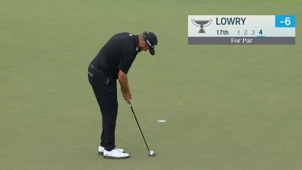 Shane Lowry | Round 2 | 17th hole | Shot 4 | 2025 TOUR Championship