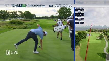 Cameron Smith | 2021 NORTHERN TRUST | Round 1 | 13th hole | Shot 1