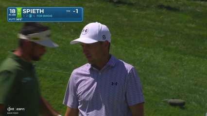 Jordan Spieth | Round 1 | 18th hole | Shot 4 | 2026 the Memorial