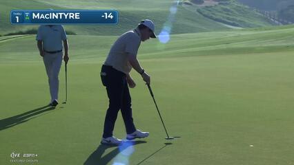 Robert MacIntyre | Round 4 | 1st hole | Shot 4 | 2025 The Sentry